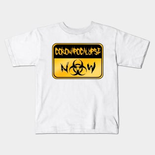 Coronapocalypse Now (gold) Kids T-Shirt